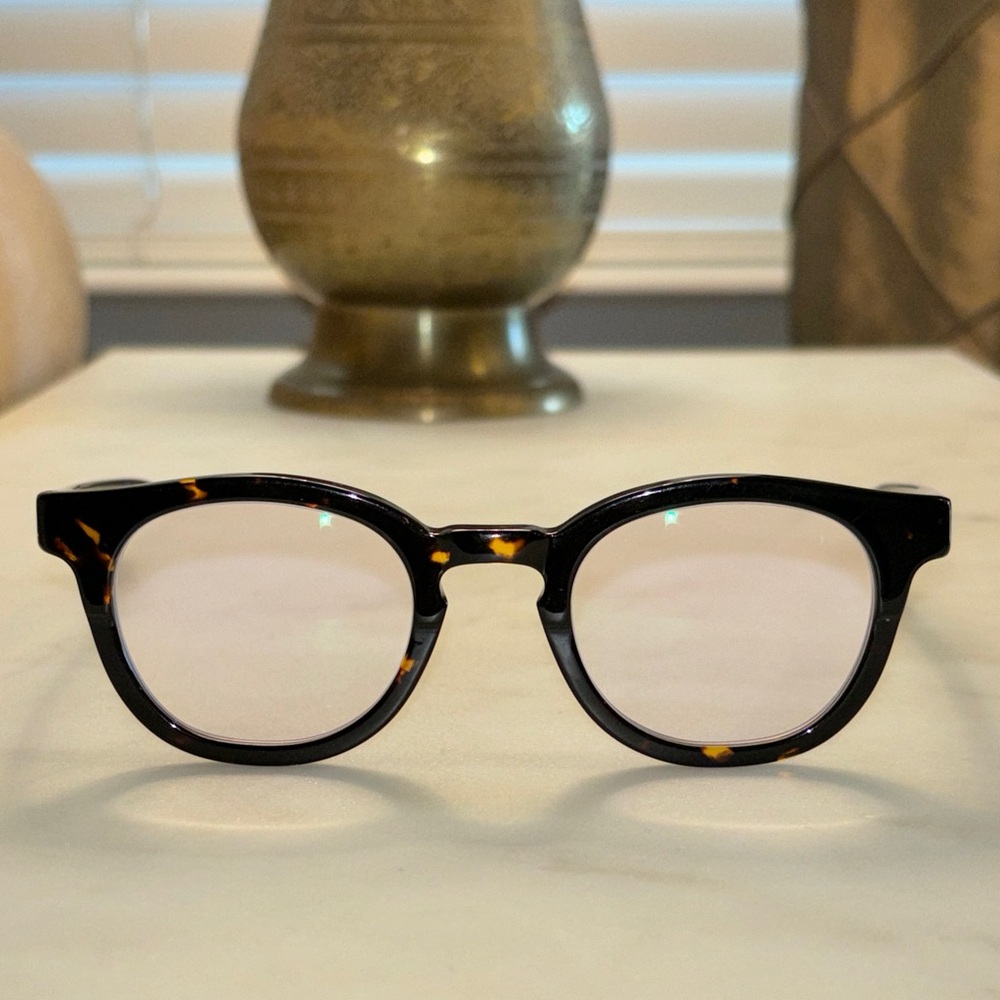 EYEBOBS Prescription Tortoise Shell Handmade Glasses EUC Total Wit 2164RX 20